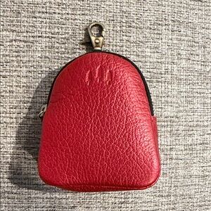 Portland Leather Goods Itsy Bitsy Pouch Reba Red PLG Mini Coin Pouch BNNU